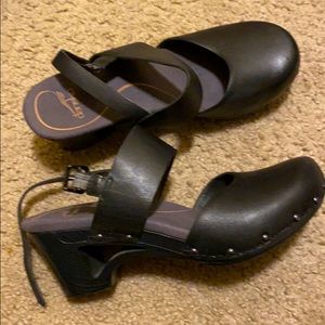 Dansko Strapped Clogs